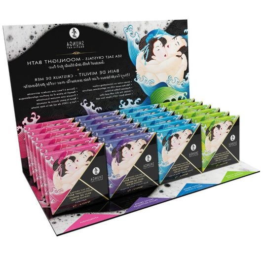 Shunga - Présentoir Bain Damour + 24 Unités - SHUNGA BATH EXPERIENCE | pharmacie, pour la salle de bain | Dimensions : 4415