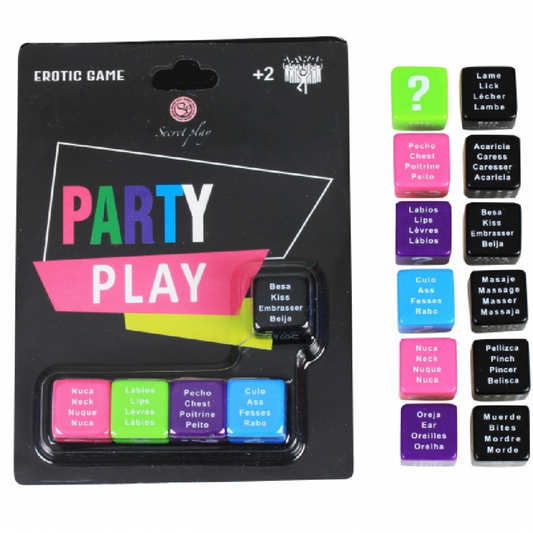 Secretplay - Jeu Party Play 5 Dés (Es/Pt/En/Fr) - SECRETPLAY 100% GAMES | jeux, jeux de dés | Dimensions : 25