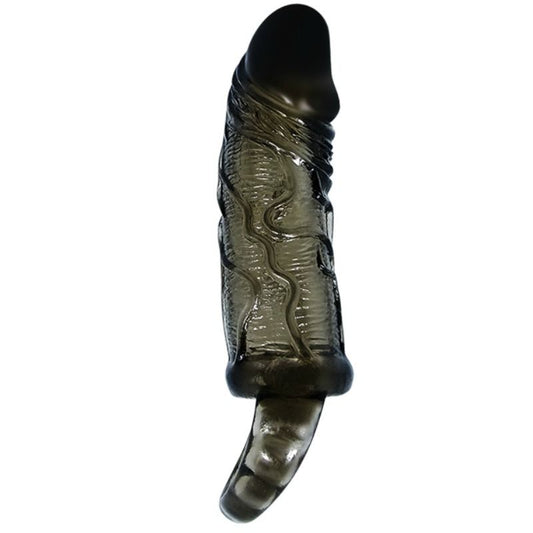 Baile - Housse Dextension De Pénis Avec Sangle Pour Testicules Noir 13.5 Cm