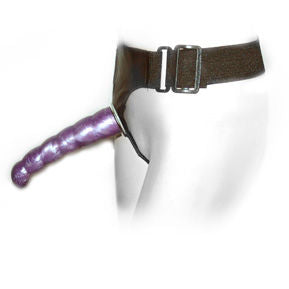 Baile - Harnais Anal Et Vaginal Femme Lilas Gpoint 17 Cm