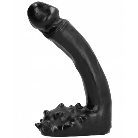 All Black - Gode Réaliste 19 Cm