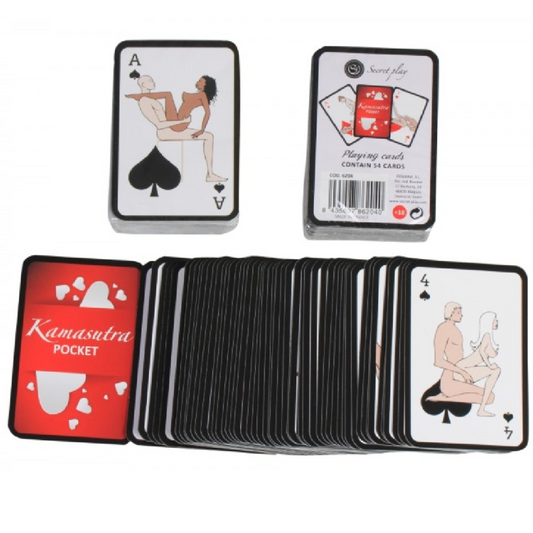 Secretplay - Cartes À Jouer Kamasutra De Poche (Es/En/Pt/It/Fr/De) - SECRETPLAY 100% GAMES | jeux, jeux de cartes | Dimensions : 45