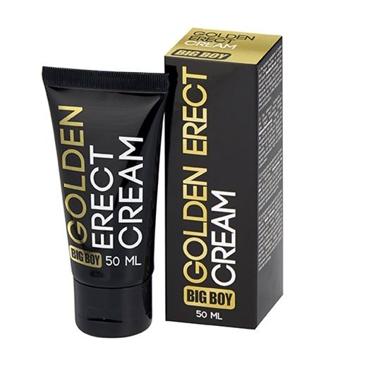 Cobeco - Crème Golden Erect Big Boy - COBECO - BIG BOY | pharmacie, stimulants pour garçons, augmentation de l'érection | Dimensions : 70