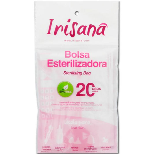 Irisana - Sac Stérilisateur De Coupe Vaginale 1 Unité - IRISCUP | pharmacie, désinfection et entretien, articles d'entretien | Dimensions : 20