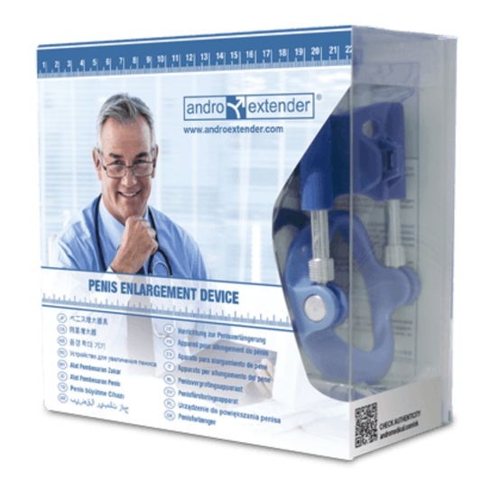 Androextender - Extenseur De Pénis - ANDRO MEDICAL | sextoys, jouets sexuels pour hommes, accessoires de pénis, extenseur de pénis mécanique | Dimensions : 522