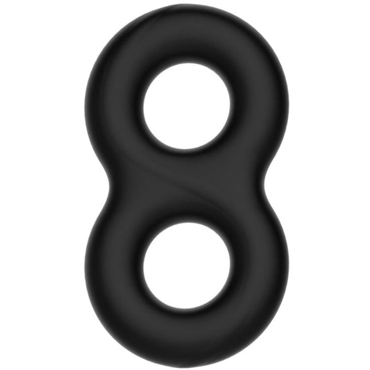 Crazy Bull - Double Anneau Médical En Silicone - CRAZY BULL | sextoys, jouets sexuels pour hommes, accessoires de pénis, anneaux de pénis, cockrings sans vibration | Dimensions : 40