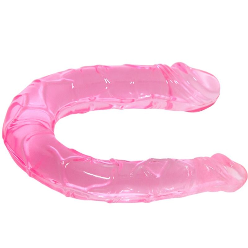 Baile - Double Dong Double Gode Rose - BAILE DILDOS | sextoys, godes sans vibration | Dimensions : 175