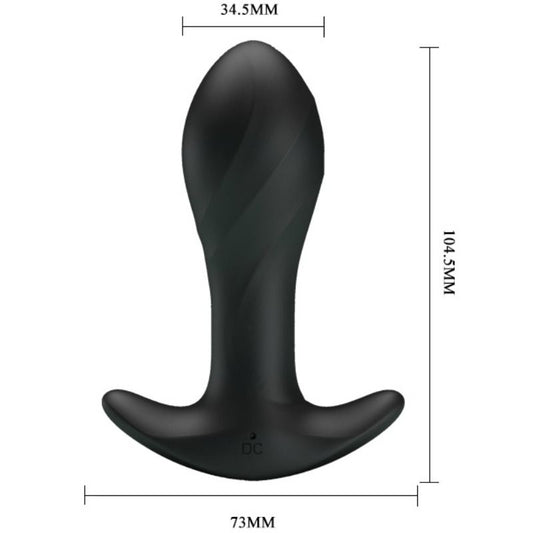 Pretty Love - Vibrateur Anal Noir