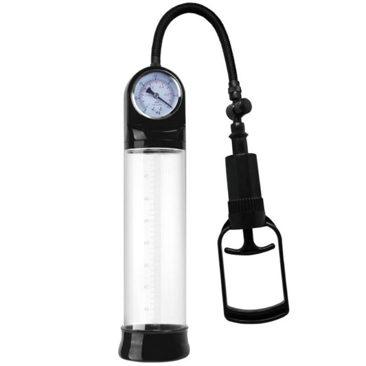 Pretty Love - Pompe Derection Avec Baromètre - PRETTY LOVE MALE | sextoys, jouets sexuels pour hommes, accessoires de pénis, pénis agrandisseur pompe | Dimensions : 530
