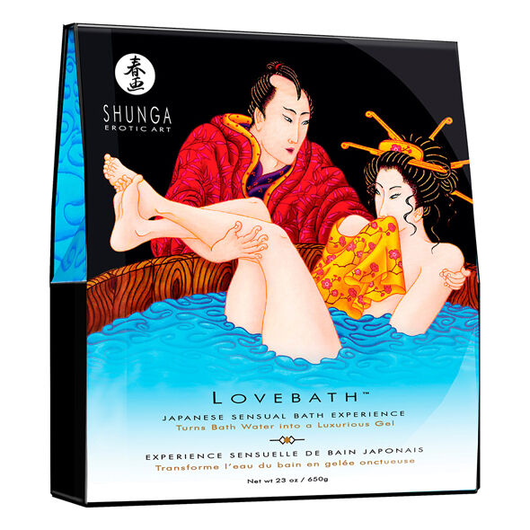 Shunga - Lovebath Tentations De L'Océan - SHUNGA BATH EXPERIENCE | pharmacie, pour la salle de bain | Dimensions : 710