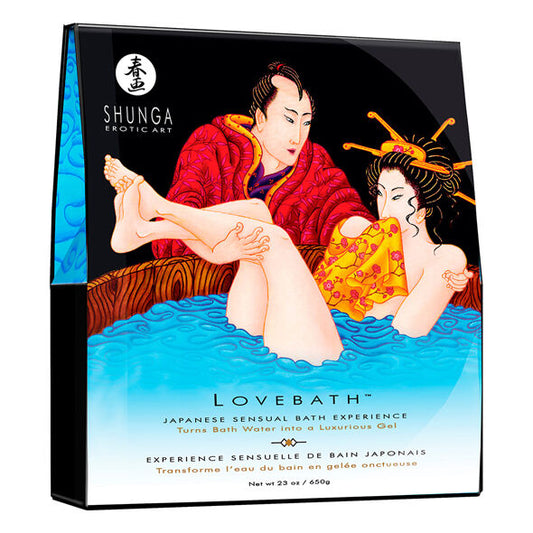 Shunga - Lovebath Tentations De L'Océan - SHUNGA BATH EXPERIENCE | pharmacie, pour la salle de bain | Dimensions : 710