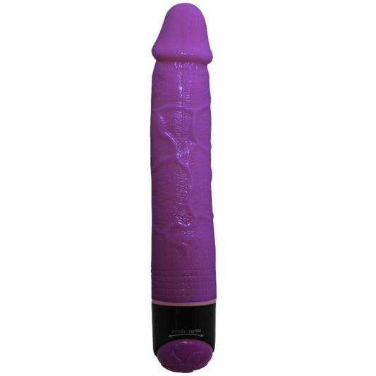 Baile - Vibrateur Réaliste Coloré Sex Lilas 23 Cm - BAILE | sextoys, vibrateurs, vibromasseurs réalistes | Dimensions : 245