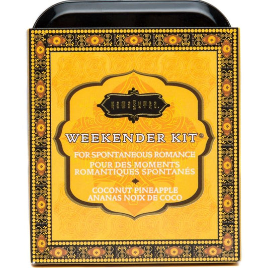 Kamasutra - Weekender Kit En Boîte Coco Et Ananas - KAMASUTRA  COSMETICS | pharmacie, pour les massages, kits de massage | Dimensions : 115