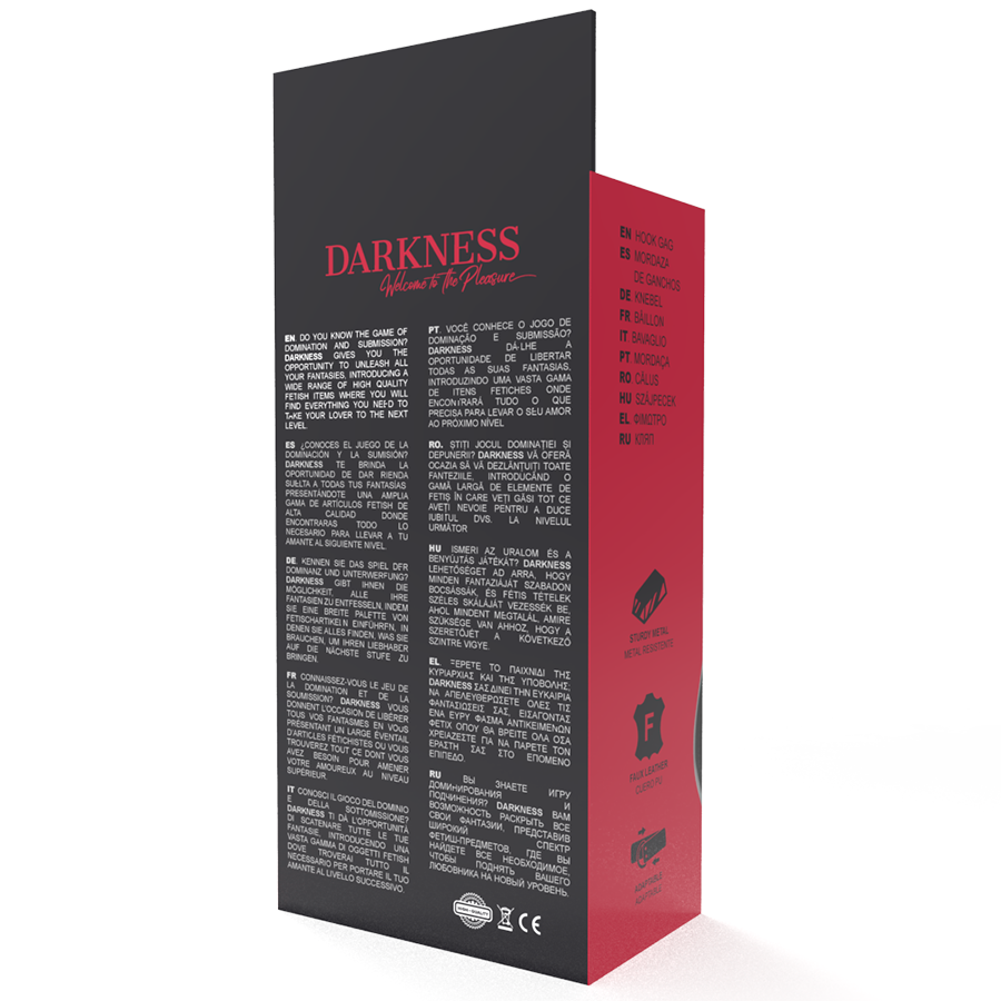 Darkness – Bâillon Crochet Noir