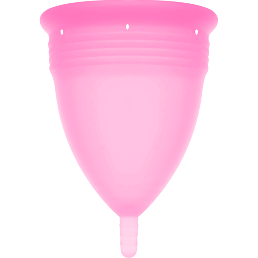 Stercup - Coupe Menstruelle En Silicone Fda Rose - Taille L
