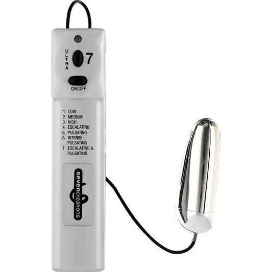 Seven Creations - ?Uf Vibrant Ultra 7 Vector - SEVEN CREATIONS | sextoys, jouets pour femmes, stimulateurs | Dimensions : 145