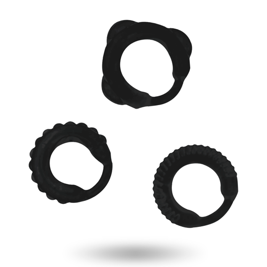 Addicted Toys - Ensemble C-Ring Noir