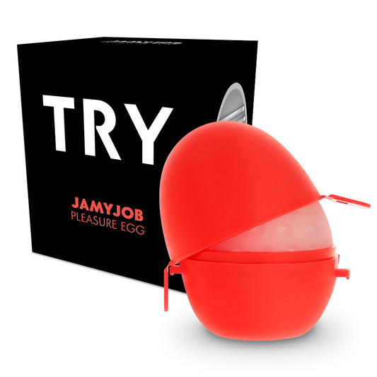 Jamyjob - Masturbateur Egg Noir Version Discrett - JAMYJOB | sextoys, jouets sexuels pour hommes, vagins avec vibration | Dimensions : 57