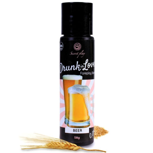 Secretplay - Drunk In Love Lubrifiant Bière 60 Ml - SECRETPLAY COSMETIC | pharmacie, lubrifiants, aux saveurs délicieuses | Dimensions : 70