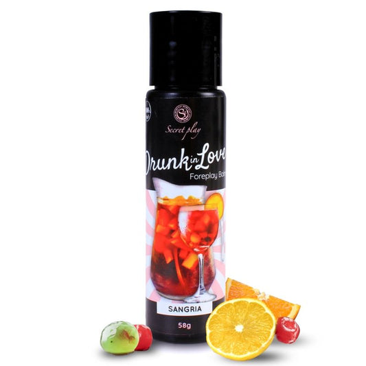 Secretplay - Drunk In Love Lubrifiant Sangria 60 Ml - SECRETPLAY COSMETIC | pharmacie, lubrifiants, aux saveurs délicieuses | Dimensions : 70