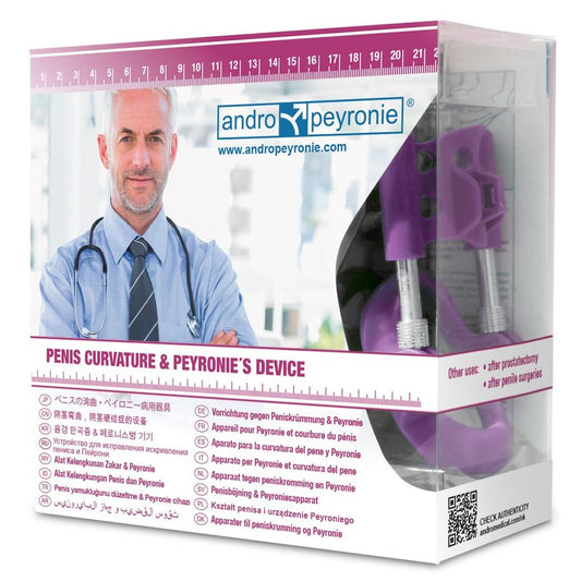 Andropeyronie - Correction De La Courbure Du Pénis - ANDRO MEDICAL | sextoys, jouets sexuels pour hommes, accessoires de pénis, extenseur de pénis mécanique | Dimensions : 445