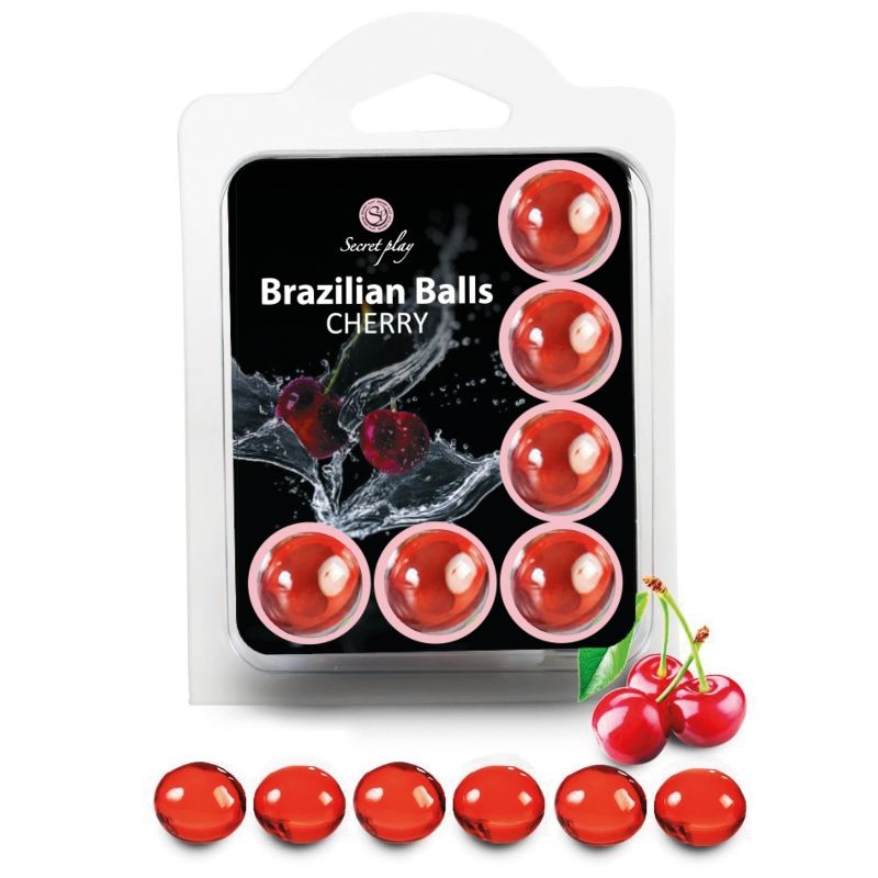 Secretplay - Boules Brésiliennes Cerises - SECRETPLAY COSMETIC | pharmacie, lubrifiants, boules brésiliennes | Dimensions : 100