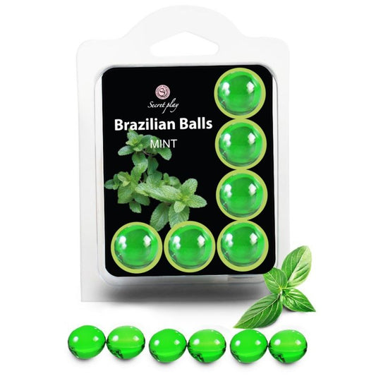 Secretplay - Set 6 Balles Brésiliennes Superbe - SECRETPLAY COSMETIC | pharmacie, lubrifiants, boules brésiliennes | Dimensions : 100