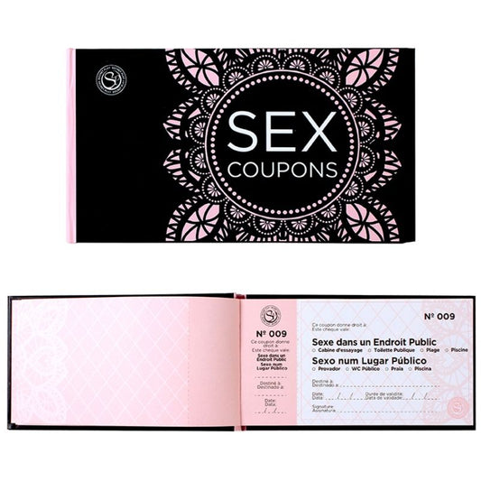 Secretplay - Coupons Sexe (Fr/Pt) - SECRETPLAY 100% GAMES | jeux, jeux de couple | Dimensions : 170