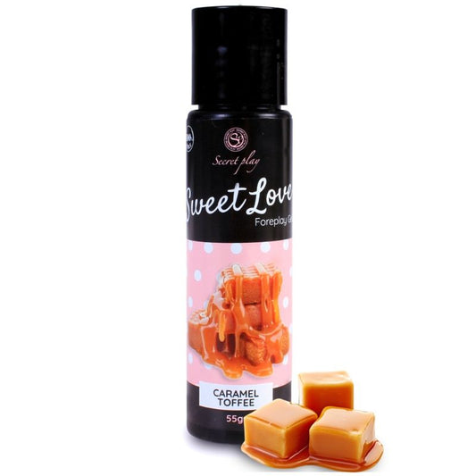 Secretplay - Gel Douce Amour Caramel 60 Ml - SECRETPLAY COSMETIC | pharmacie, lubrifiants, aux saveurs délicieuses | Dimensions : 70