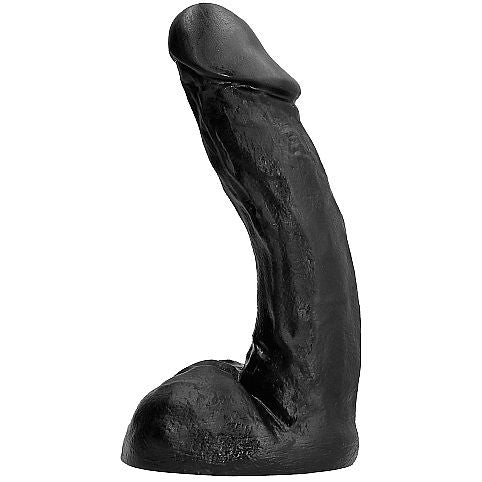 Gode All Black 28 cm courbé puissant