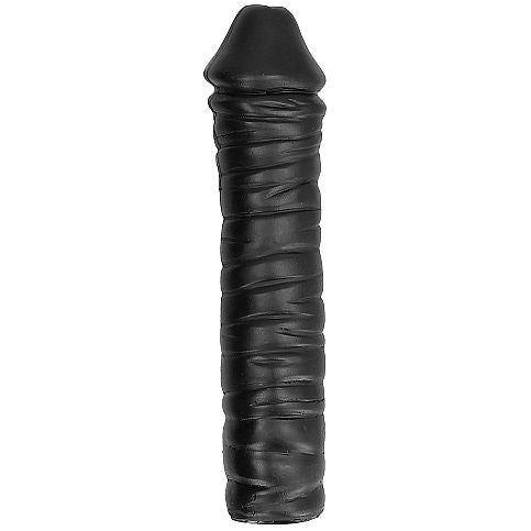 Gode All Black 38 cm puissant et nervuré