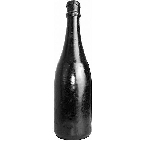 Buttplug All Black forme bouteille 39,5 cm