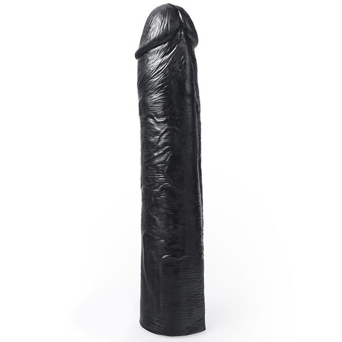 Hung System - Gode Réaliste Couleur Noir Benny 25,5 Cm - HUNG SYSTEM | sextoys, anal, bouchons anaux | Dimensions : 656