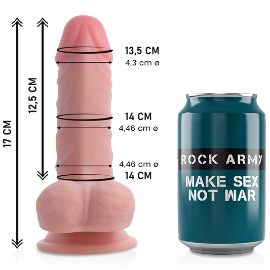 Rockarmy - Panzer Double Densité 17 Cm -O- 4.46 Cm - ROCK ARMY | sextoys, godes sans vibration, pénis réalistes | Dimensions : 302