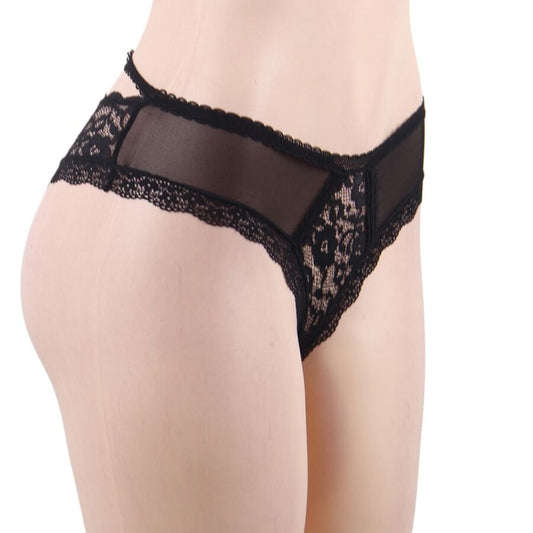 Queen Lingerie - Culotte Dentelle Florale S/M - QUEEN LINGERIE | mode et lingerie, lingerie femme, lingerie sexy, culotte sexy, slips | Dimensions : 24