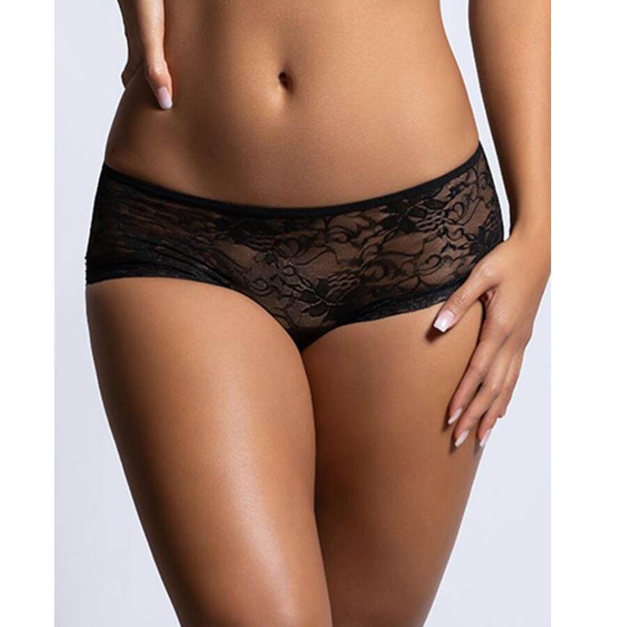 Queen Lingerie - Culotte Dentelle Florale Ouverture Dos S/M