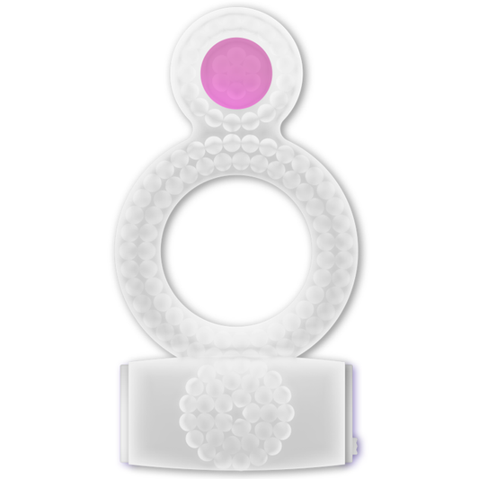 Casual Love - Bague Transparente Double Plaisir