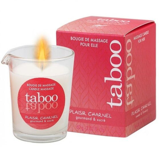 Ruf - Bougie De Massage Tabou Pour Son Plaisir Charnel Arôme Fleur De Cacao - RUF | pharmacie, pour les massages, bougies de massage | Dimensions : 162