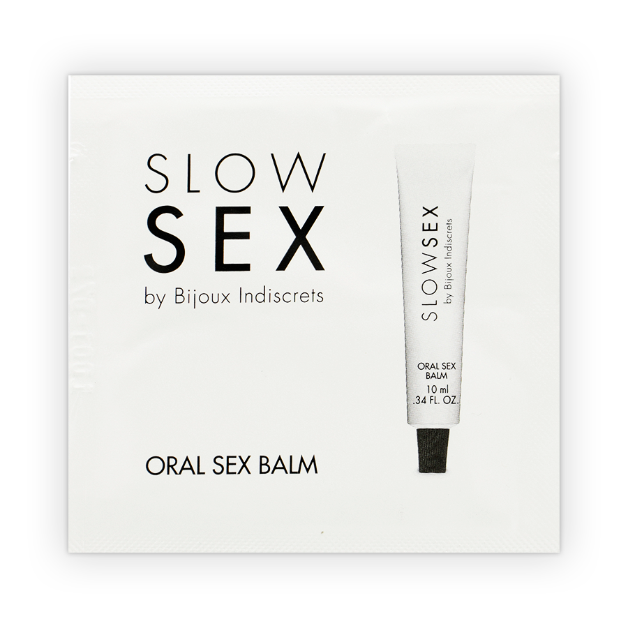 Bijoux - Slow Sex Baume Pour Sexe Oral Monodose - BIJOUX SLOW SEX | pharmacie, pour le sexe oral | Dimensions : 2