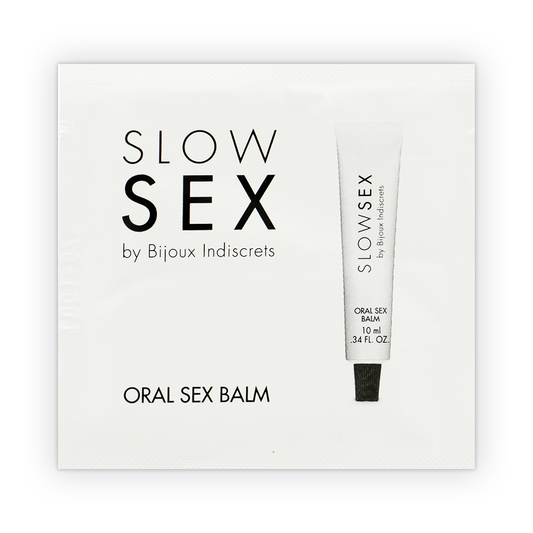 Bijoux - Slow Sex Baume Pour Sexe Oral Monodose - BIJOUX SLOW SEX | pharmacie, pour le sexe oral | Dimensions : 2
