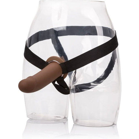 Calexotics - Ppa Avec Jock Strap Marron - CALEXOTICS | sextoys, jouets sexuels pour hommes, accessoires de pénis, extenseur de pénis avec harnais | Dimensions : 356