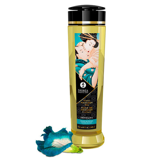 Shunga - Huile De Massage Érotique Sensuelle 240 Ml - SHUNGA OILS | pharmacie, pour les massages, huiles de massage sans saveur | Dimensions : 260