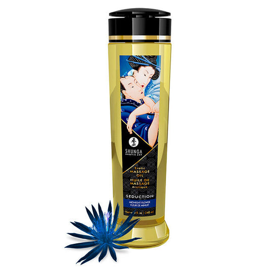 Shunga - Huile De Massage Érotique Séduction 240 Ml - SHUNGA OILS | pharmacie, pour les massages, huiles de massage sans saveur | Dimensions : 260