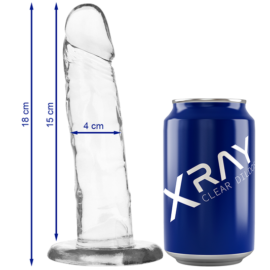 X Ray - Bite Claire 18 Cm -O- 4 Cm - X RAY | sextoys, godes sans vibration, pénis réalistes | Dimensions : 264