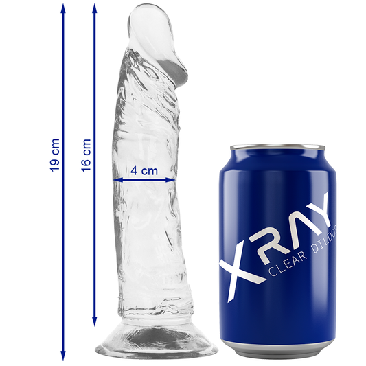 X Ray - Bite Claire 19 Cm -O- 4 Cm - X RAY | sextoys, godes sans vibration, pénis réalistes | Dimensions : 292
