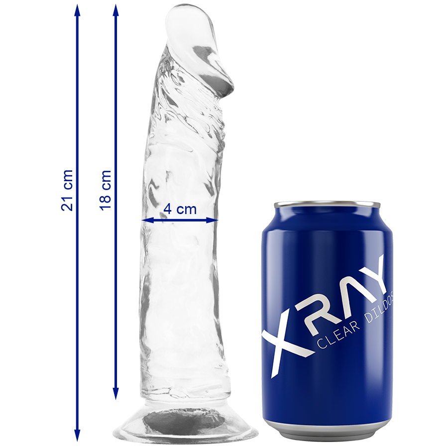 X Ray - Bite Claire 21 Cm -O- 4 Cm - X RAY | sextoys, godes sans vibration, pénis réalistes | Dimensions : 314