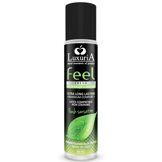 Intimateline - Luxuria Lubrifiant Base D'Eau Feel Fresh Sensation 60 Ml - INTIMATELINE LUXURIA | pharmacie, lubrifiants, effet froid | Dimensions : 74