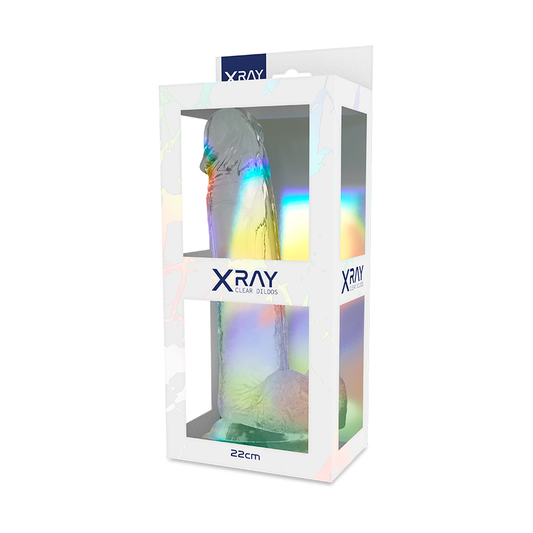 X Ray - Bite Transparente Avec Boules 22 Cm -O- 4.6 Cm