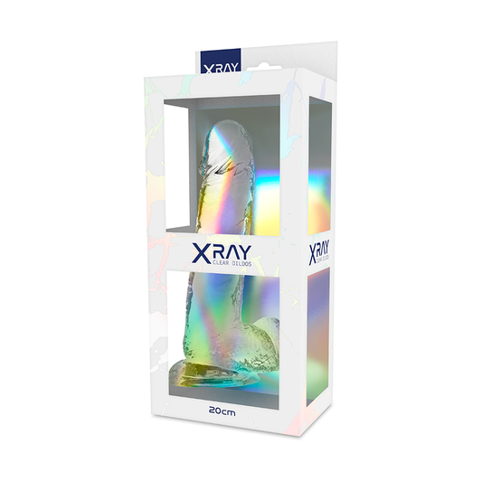 X Ray - Bite Transparente Avec Boules 20 Cm -O- 4.5 Cm