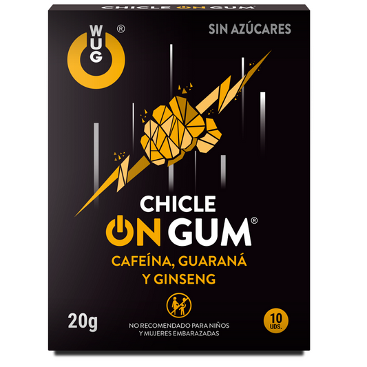 Wug Gum - On Caffeine, Ginseng And Guarana Gum 10 Units
